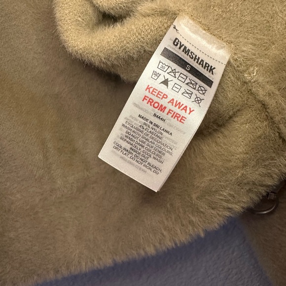 Gymshark X Whitney Simmons Eyelash Knit Jacket, Cement Brown, Small - Picture 6 of 11